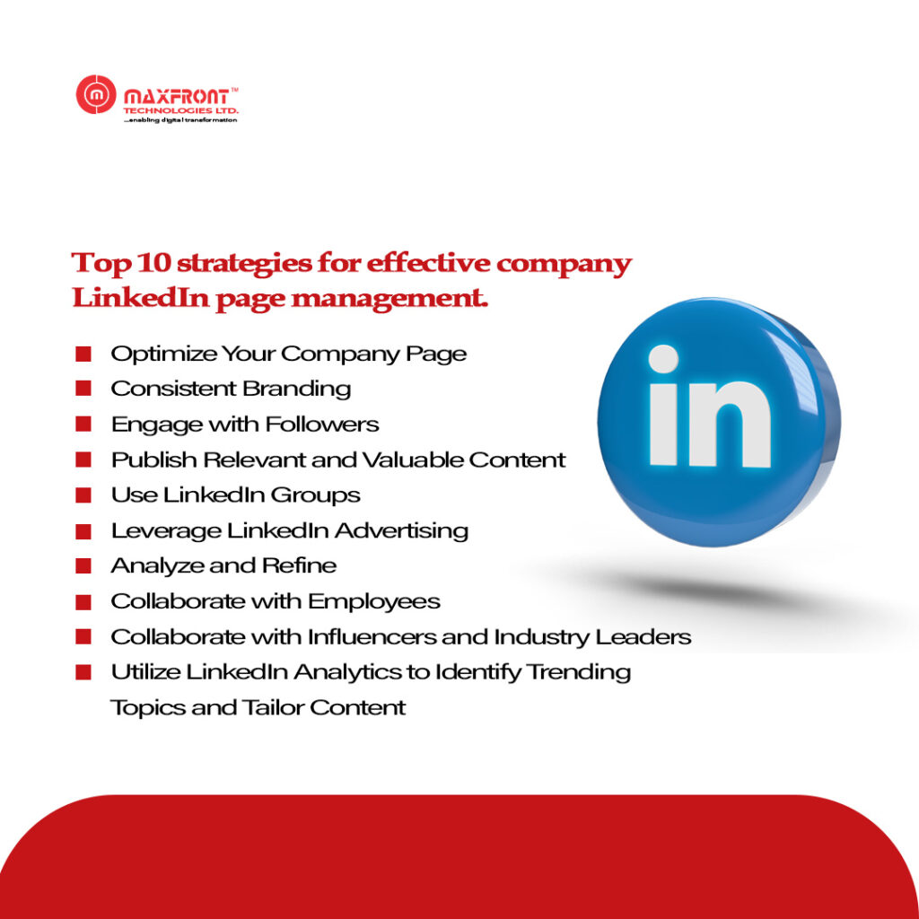 Top 10 Strategies for Effective Company LinkedIn Page Management ...